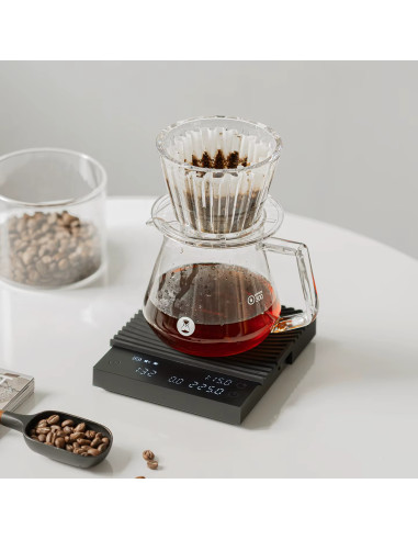 Timemore oglindă neagră de bază 3 scară de cafea