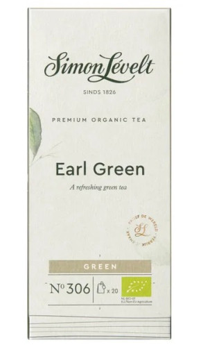 Ceai Earl Green Simon Lévelt 35 g BIO