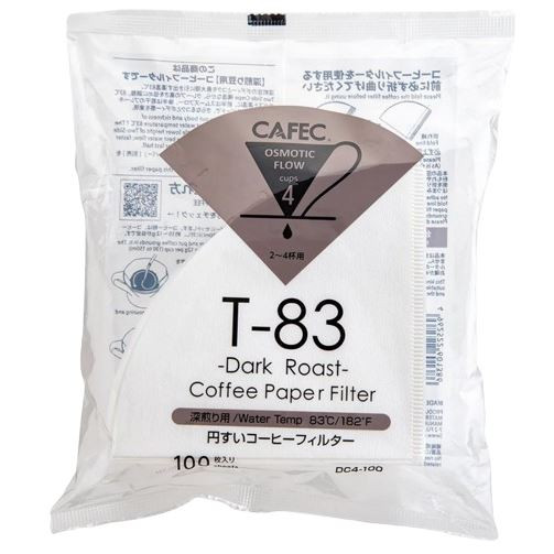 Filtre de hârtie Cafec Dark Roast size. 02, 100 buc (DC4-100W)