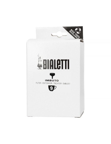 Cafetieră Bialetti din aluminiu cu pâlnie, pentru 9 cești