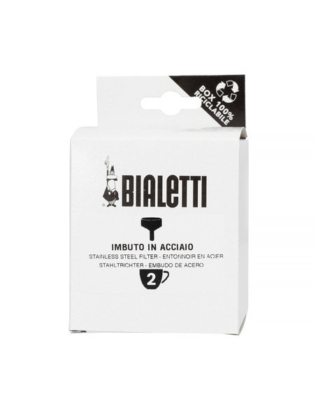 Pâlnie Bialetti pentru cafetieră din oțel de 2 cești