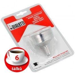 Pâlnie de cafea Bialetti din aluminiu cu 6 cești
