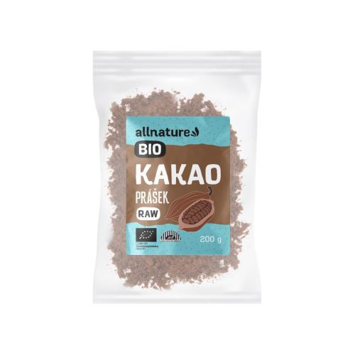 Pudră de cacao bio crudă Allnature 200 g