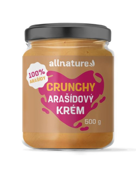 Unt de arahide crocant Allnature 500 g