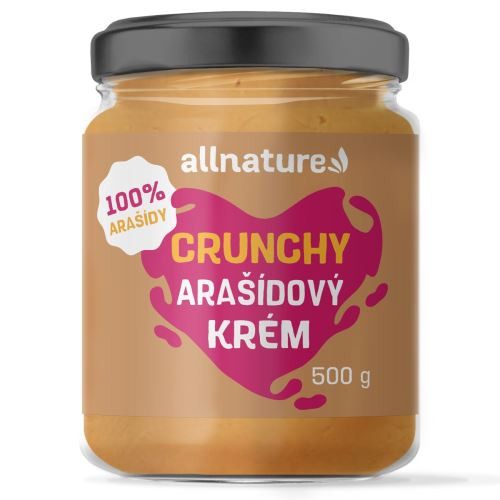 Unt de arahide crocant Allnature 500 g