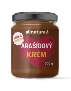 Allnature Unt de arahide cu ciocolată neagră 500 g