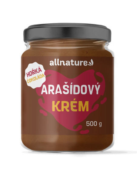 Allnature Unt de arahide cu ciocolată neagră 500 g