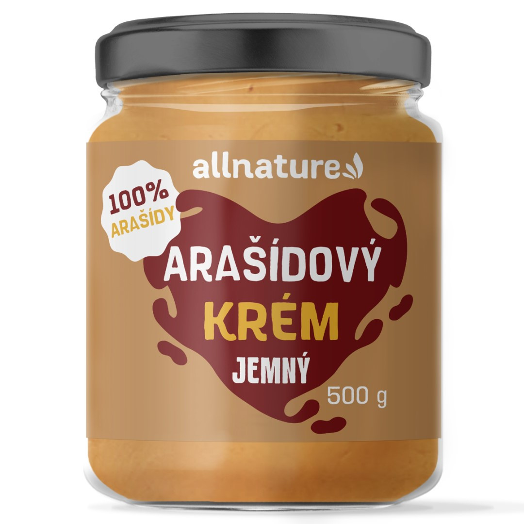Unt de arahide Allnature, cremos, 500 g