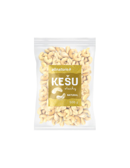 Allnature Kešu ořechy celé 500 g