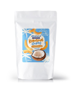 Allnature Chipsuri de cocos cu caramel 100 g