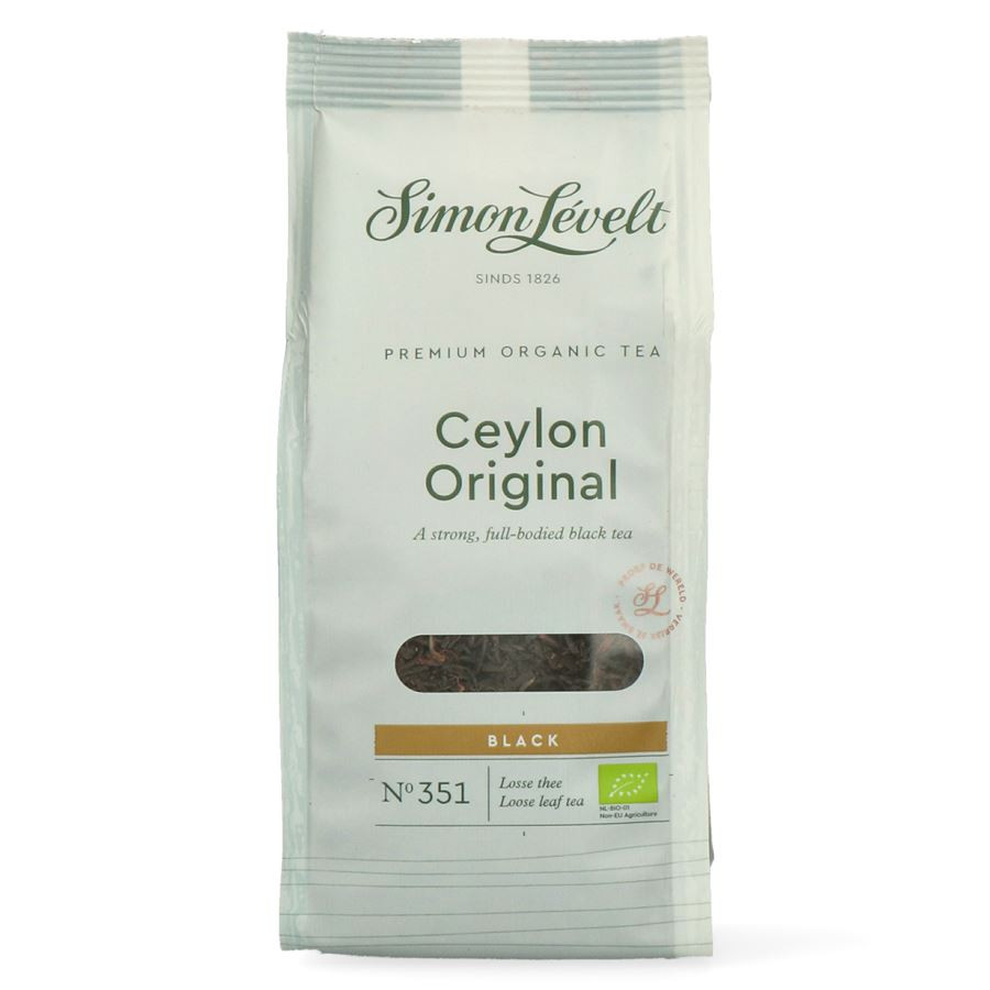 Ceai negru din Ceylon, vrac, Simon Lévelt BIO, 90 g
