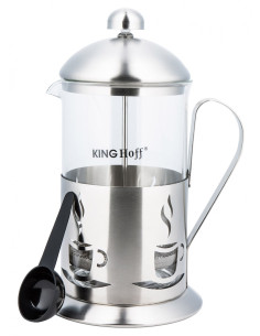 French press Kinghoff 350 ml din oțel inoxidabil