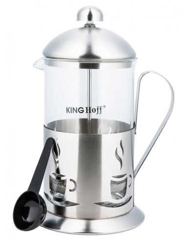 French press Kinghoff 350 ml din oțel inoxidabil