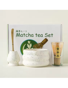 Set Kaffia Matcha – alb