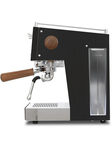 Aparat de espresso Ascaso Steel UNO PID, negru, cu elemente din lemn