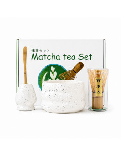 Set Kaffia Matcha – alb