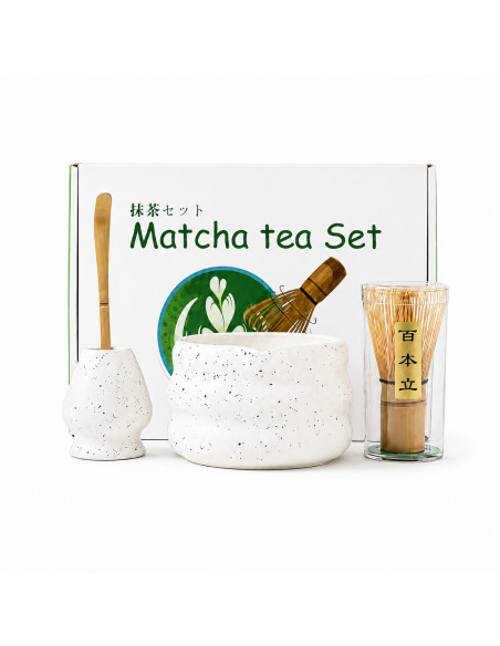 Set Kaffia Matcha – alb