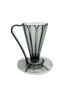 Cafec Flower Deep 27 – filtru de cafea din plastic, negru