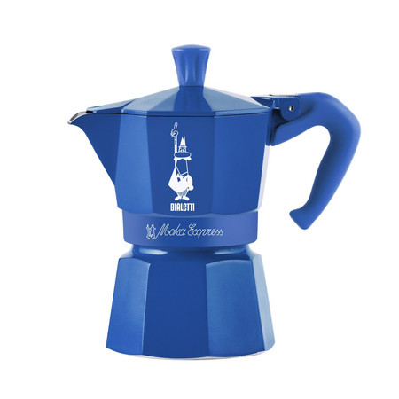 Bialetti Moka Express 3 cești Candyland albastru