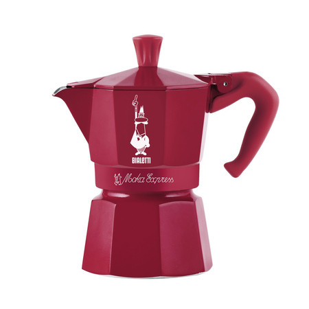 Bialetti Moka Express 3 cești Candyland roșu