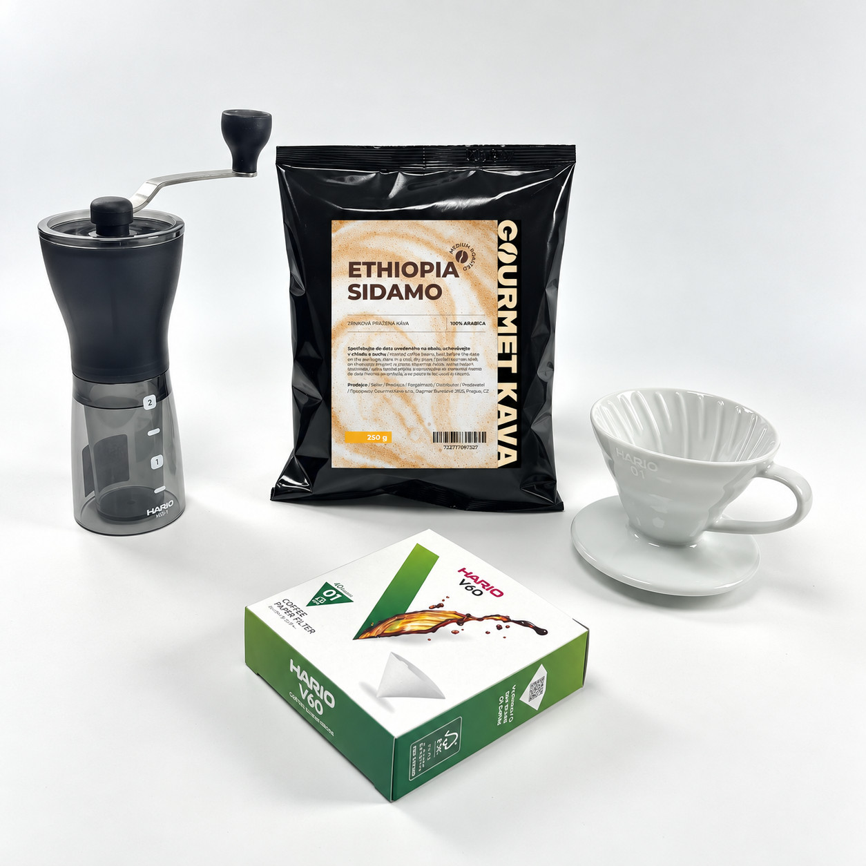 Setul Hario V60 dripper