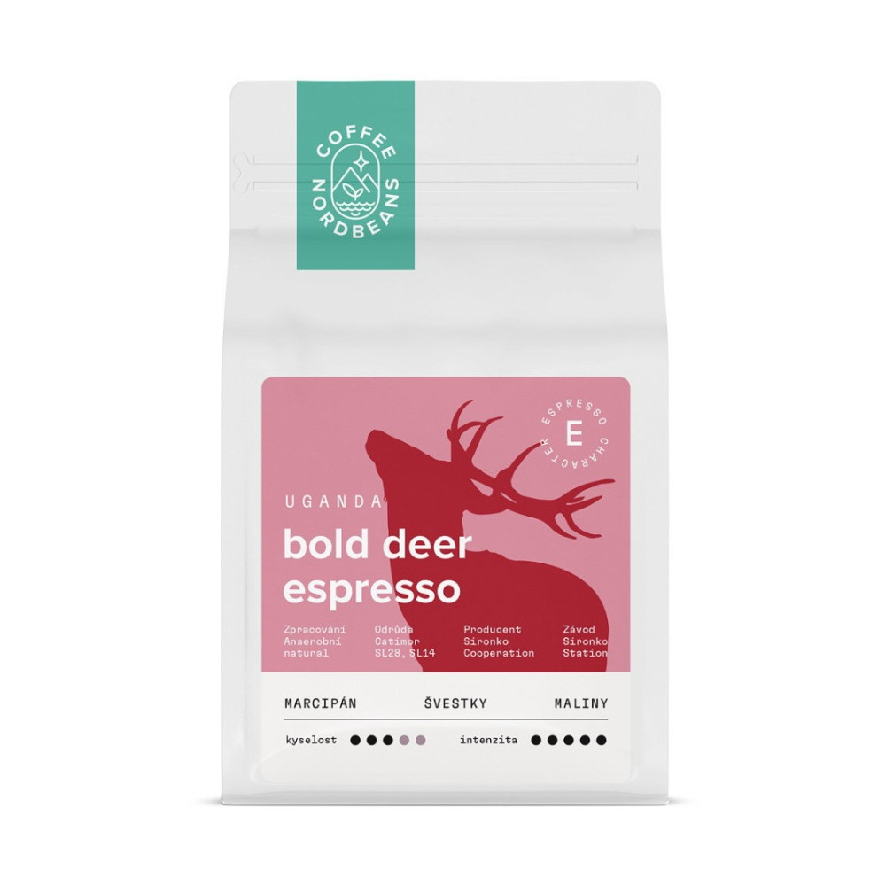 Nordbeans Uganda Bold Deer ESPRESSO 250 g: Nu, mulțumesc.