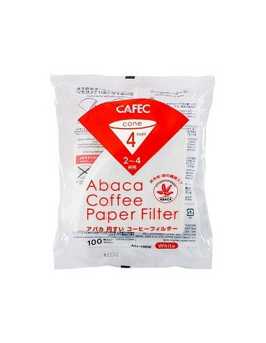 Filtre din hârtie Cafec Abaca dimensiuni 2-4