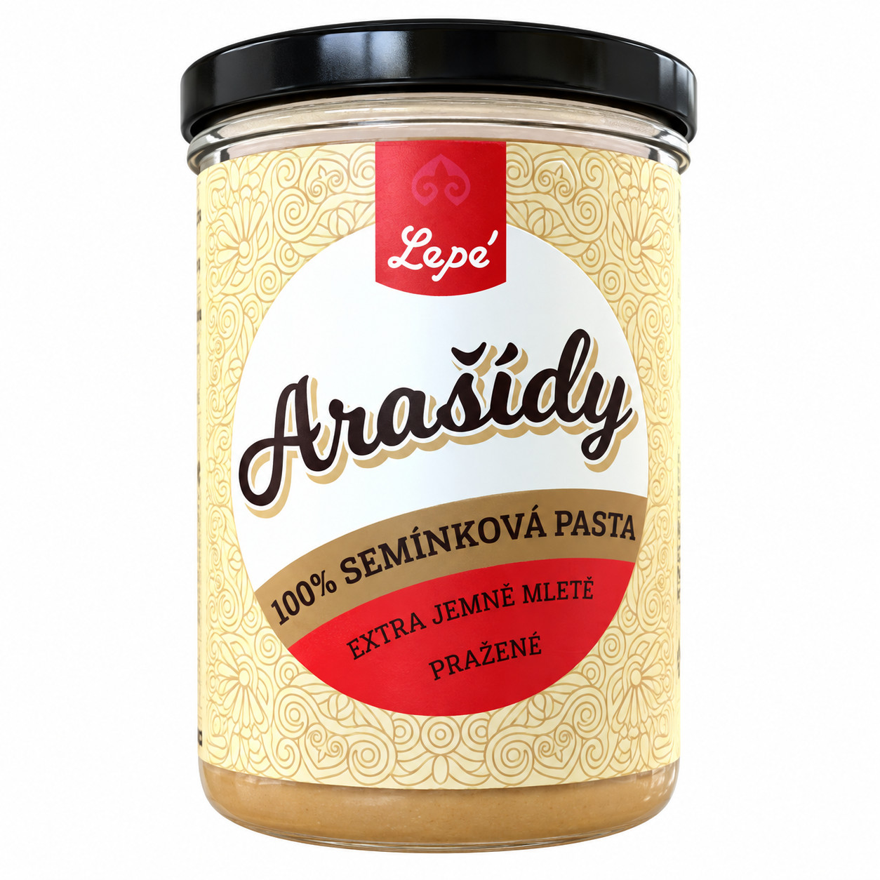 Unt de arahide Lepé 400 g – pastă fină 100%
