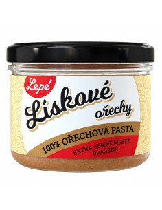 Pastă de alune Lepé 200 g – 100% alune, fără gluten și fără ulei de palmier
