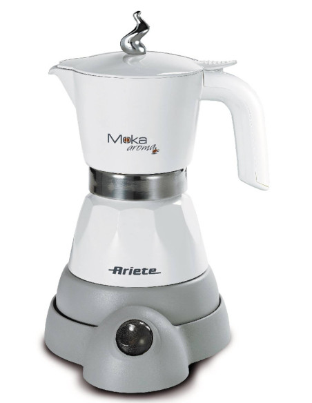 Cafetiere moka electrică Ariete Moka Aroma 1358/10, albă
