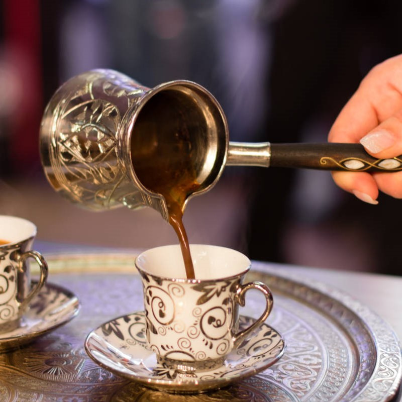 Džezva a příprava turecké kávy